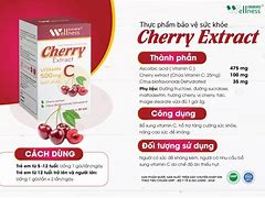 Cherry Extract Vitamin C Cách Dùng Là Gì